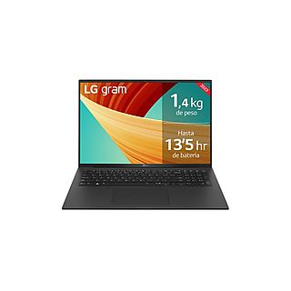 Portátil - LG 17Z90R-G.AA75B, 17,01 " UHD 4K, Intel®, 16 GB RAM, 512 GB SSD, Iris® Xe, Windows 11 Home (64 Bit)