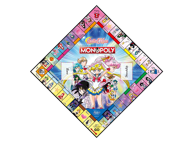 WINNING MOVES - MONOPOLY SAILOR MOON - Gioco da tavolo - Gioco da tavolo - Versione francese, 2-6 giochi