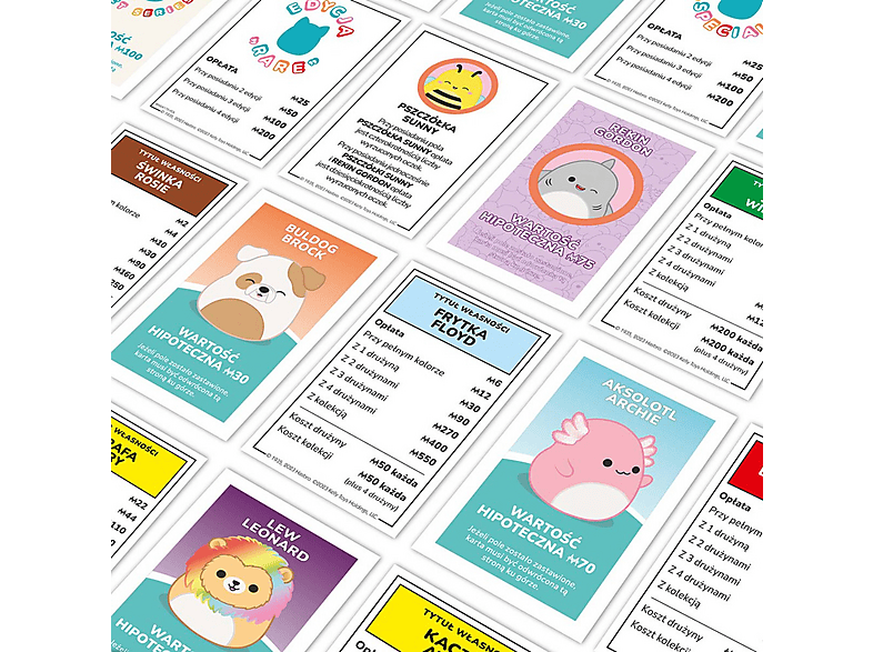 Jeu De Cuisine Monopoly Squishmallows - Jeu De Société Collector Avec