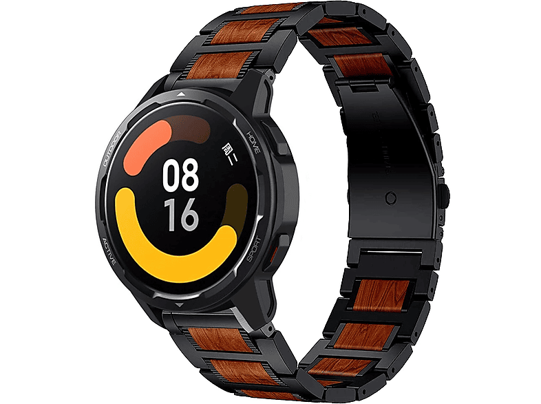 STRAP-IT© Watch S1, Ersatzarmband, Xiaomi, Watch S1, Schwarz | SATURN