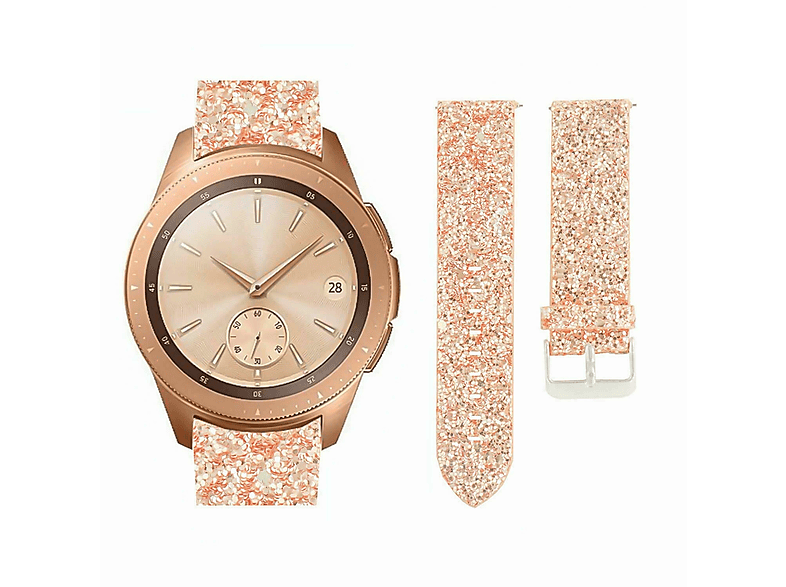 Samsung galaxy watch 42mm rose gold strap new arrivals