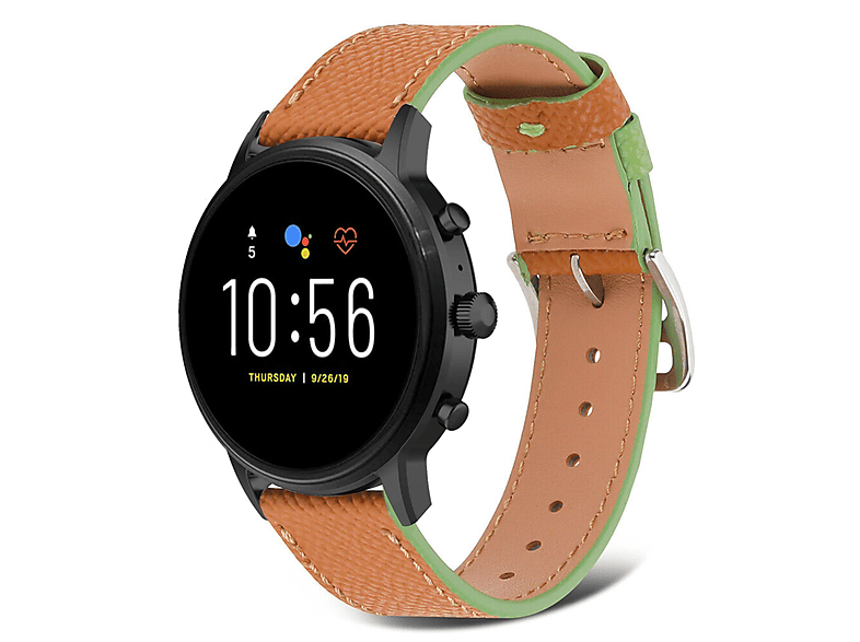 STRAPIT© Gen 5, Ersatzarmband, Fossil, Gen 5, Grün MediaMarkt