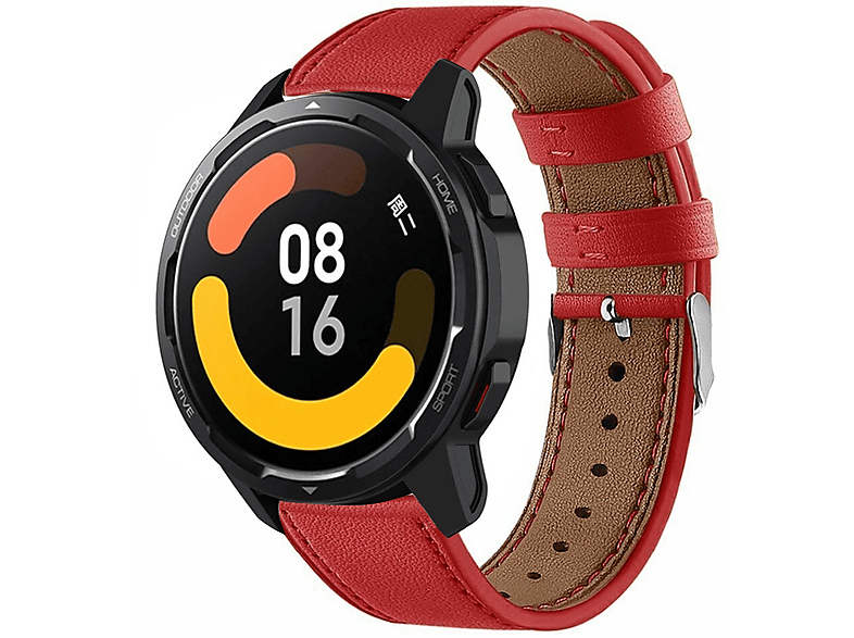 STRAP-IT© Watch S1, Ersatzarmband, Xiaomi, Watch S1, Rot | MediaMarkt