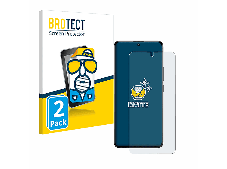 Brotect Pellicola Protettiva Per Xiaomi 11T Pro – 2 Pezzi, Trasparente, Anti-Impronta, Made In Germany