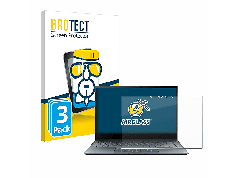 Brotect Pellicola Protettiva Per ASUS ZenBook Flip 13 UX363EA – Trasparente, Anti-Impronta, Made In Germany