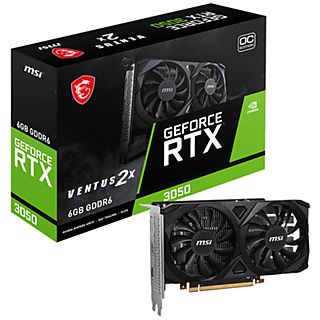 Tarjeta gráfica - MSI Geforce RTX 3050 VENTUS 2X 6G OC, GDDR6, PCI Express x8 4.0