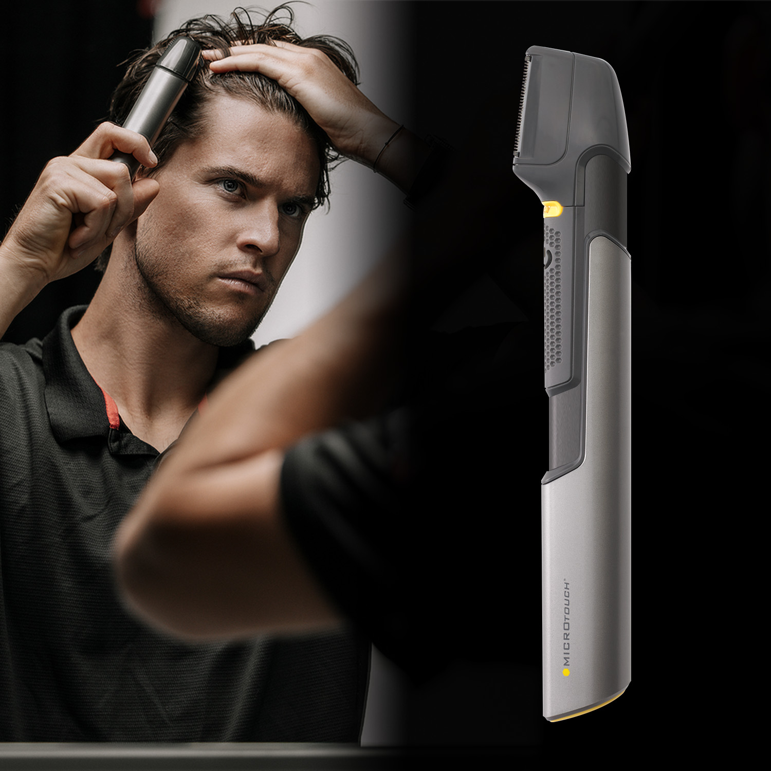 MEDIASHOP Micro Touch Titanium Trim Haarschneider grey | MediaMarkt