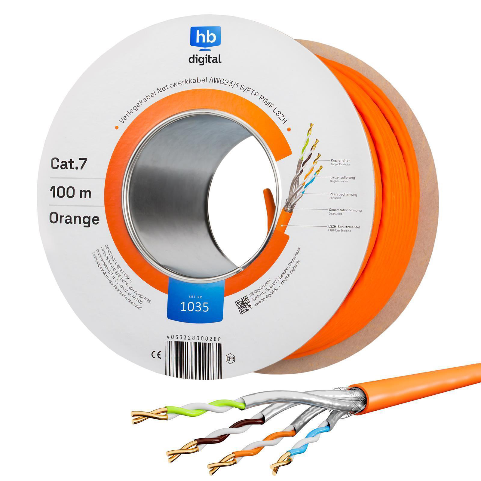 Cavo Lan Cat 6 Utp 4 Coppie Fili Rigidi Rame Puro Guaina Grigia