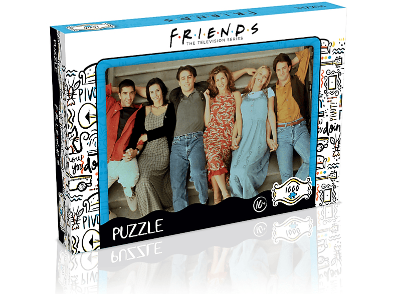WINNING MOVES Friends | Stairs Puzzle (1000 st) Puzzle | MediaMarkt