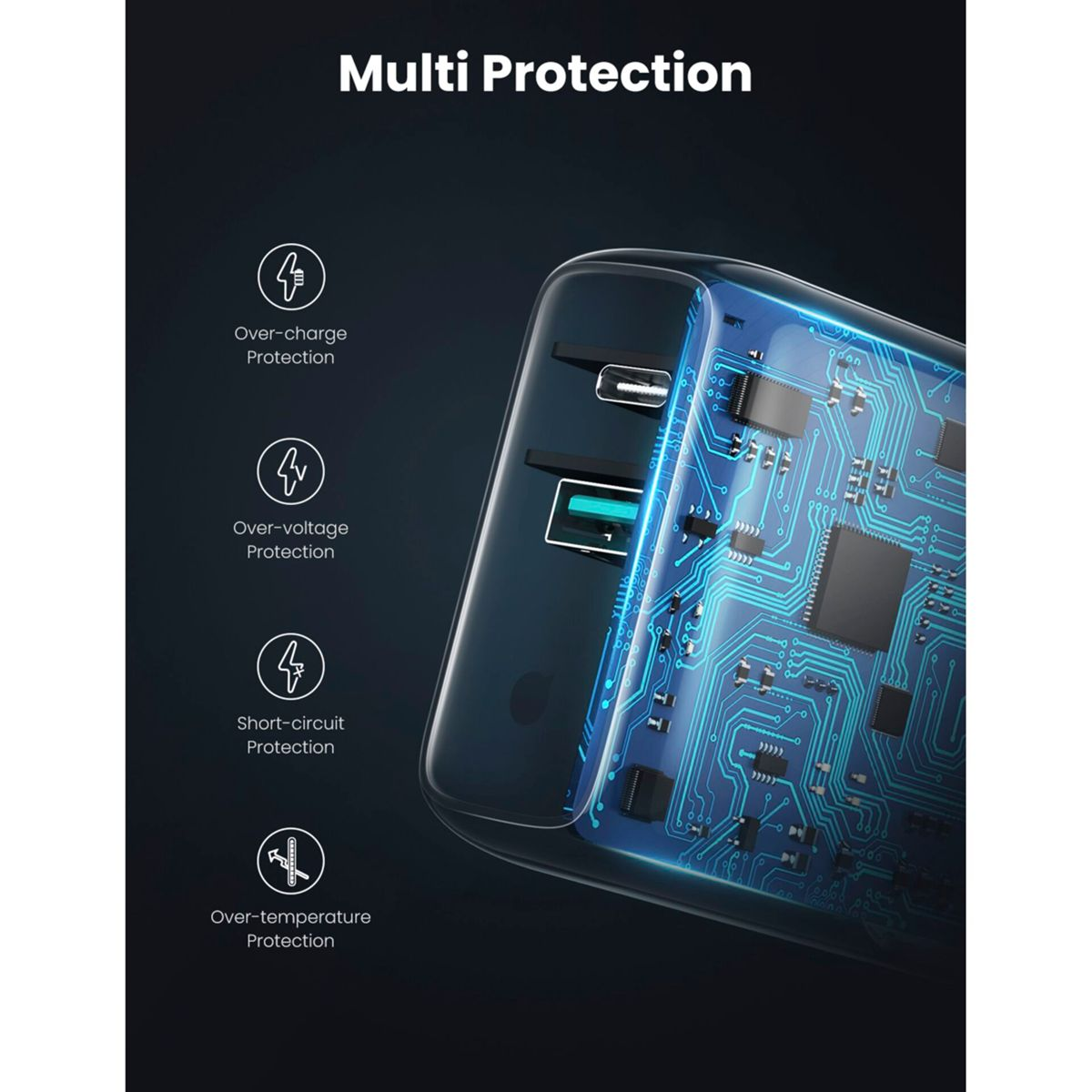 Ładowarki USB do telefonów UGREEN 60468-ugreen Czarny