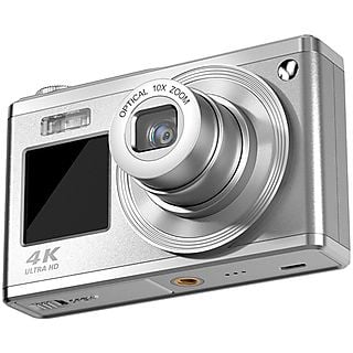 Cámara compacta - AGFAPHOTO APPAREIL PHOTO COMPACT, 18 megapixel, Full HD 1080p, Plata