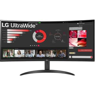 Monitor - LG 34WR50QC-B, 34 ", QHD, 5 ms, 100 Hz, 10