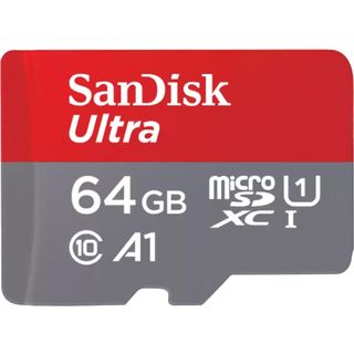SANDISK Ultra, Micro-SD Speicherkarte, 64 GB