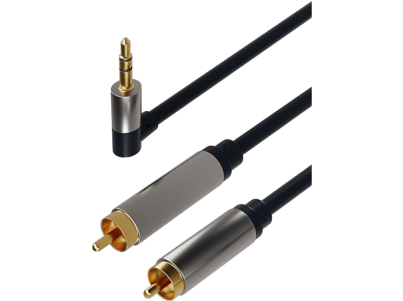 3 Poliger 3.5 Mm Audio Winkel-Klinkenstecker, Lötanschlüsse