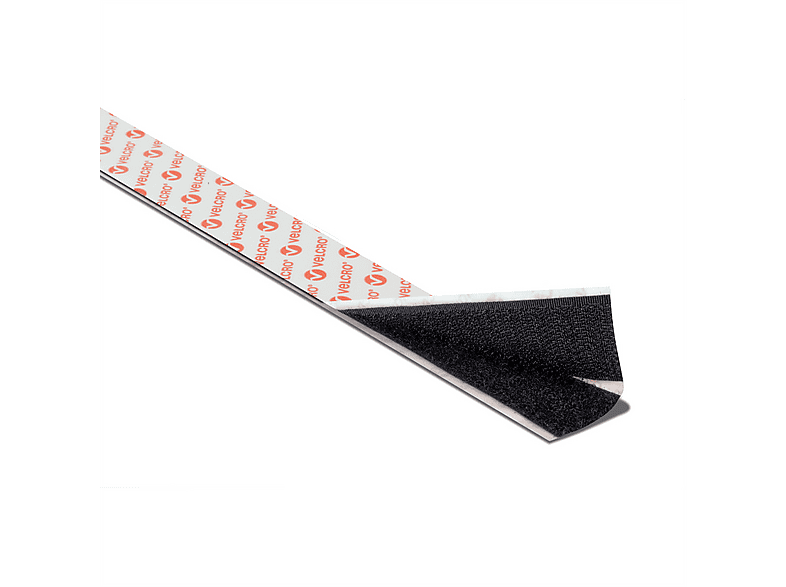 VELCRO Selbstklebendes Klettband – 22 Mm X 90 Cm, Stark Haftend, Zuschneidbar, Schwarz, Umweltfreundlich