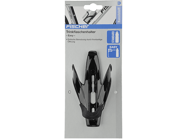 Porte-Bouteille Fischer Easy SW – Noir, Pour Cadres Fins, Accès Facile Pendant La Conduite