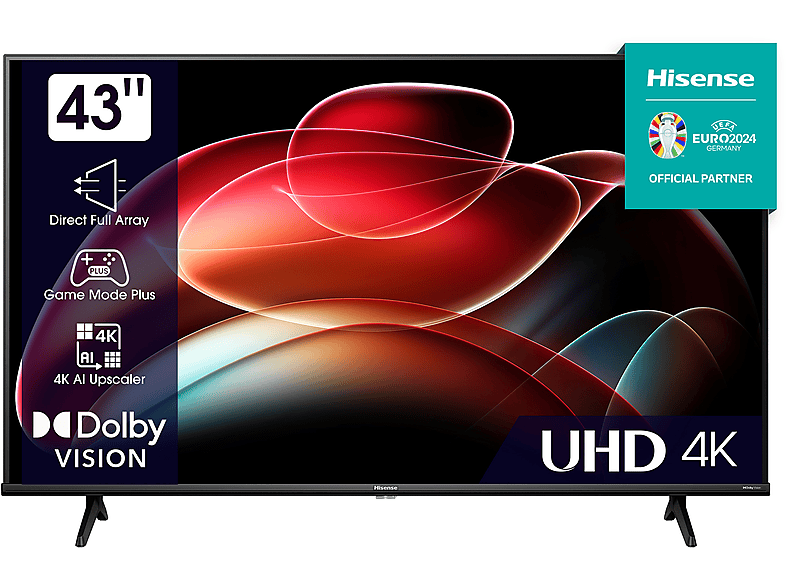 Hisense 43e6kt Fernseher 43 Zoll 108 Cm Uhd 4k Mediamarkt 8612