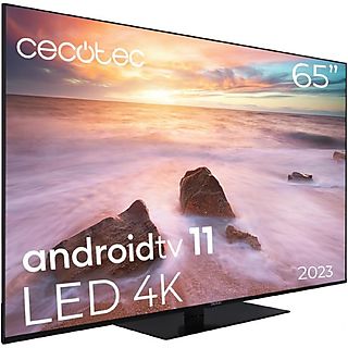 TV LED 65" - CECOTEC A2Z series ALU20065Z, UHD 4K, Black