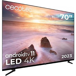 TV LED 70" - CECOTEC A2 séries ALU20070S, UHD 4K, Black