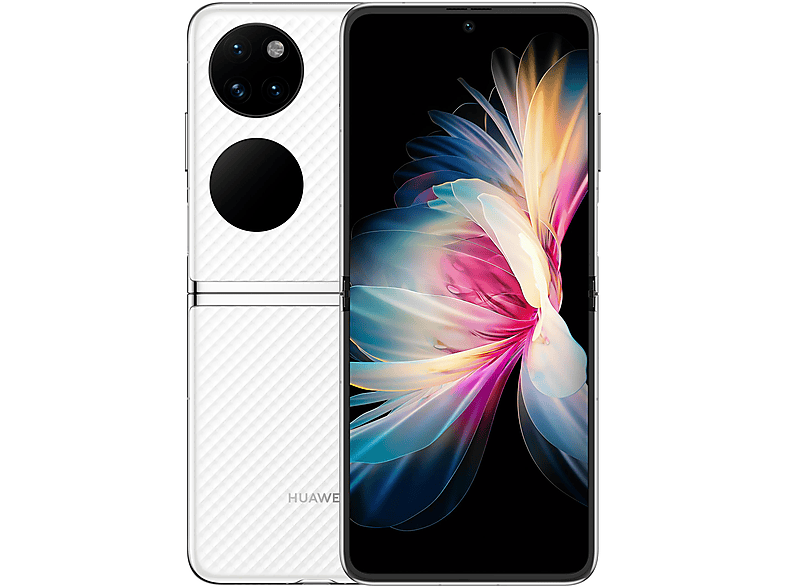 【最終値下げ】HUAWEI P50 Pocket 256GB ホワイト ファーウェイから縦開き折りたたみスマホ｢P50 Pocket｣新登場