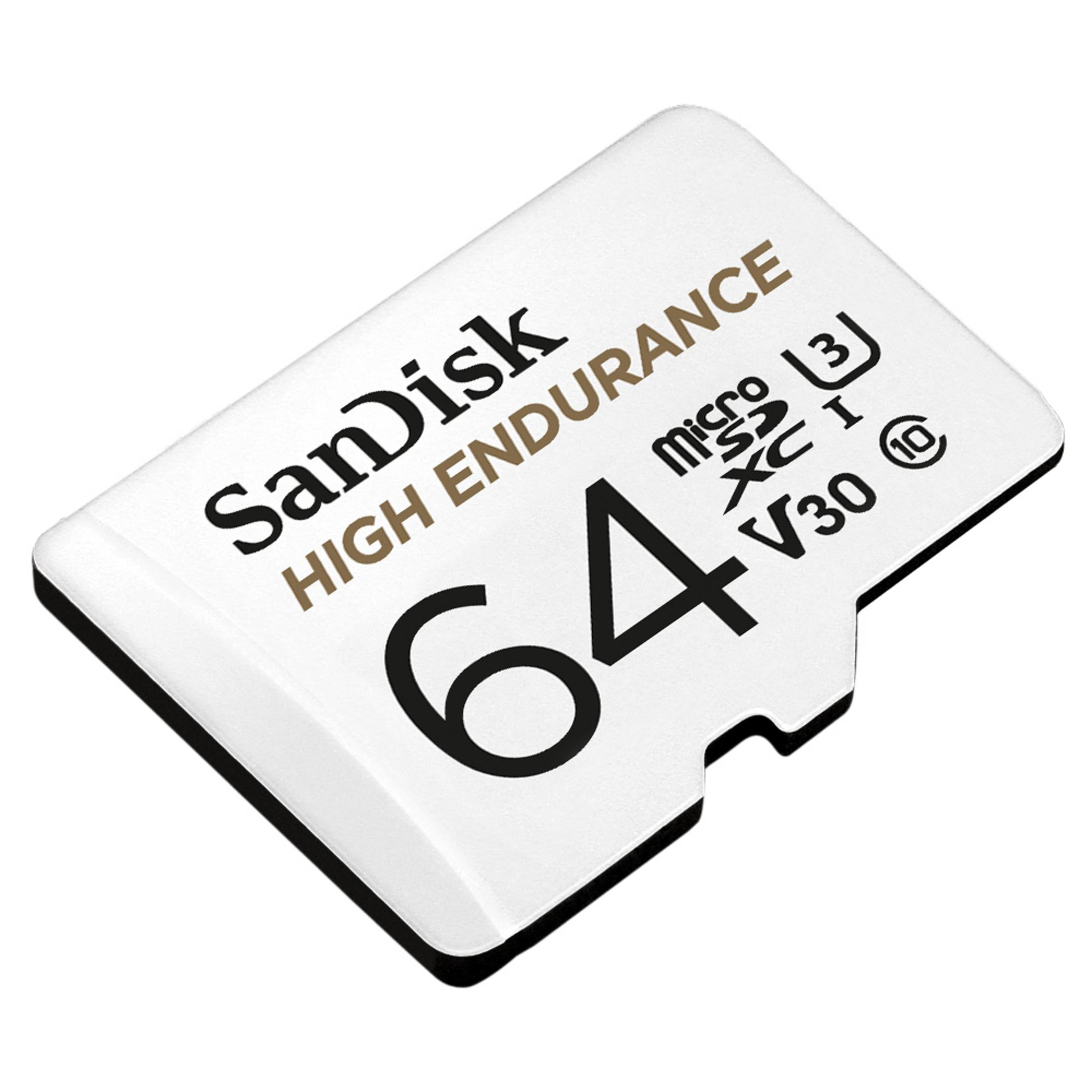 Biała karta Micro SD SanDisk 64GB.