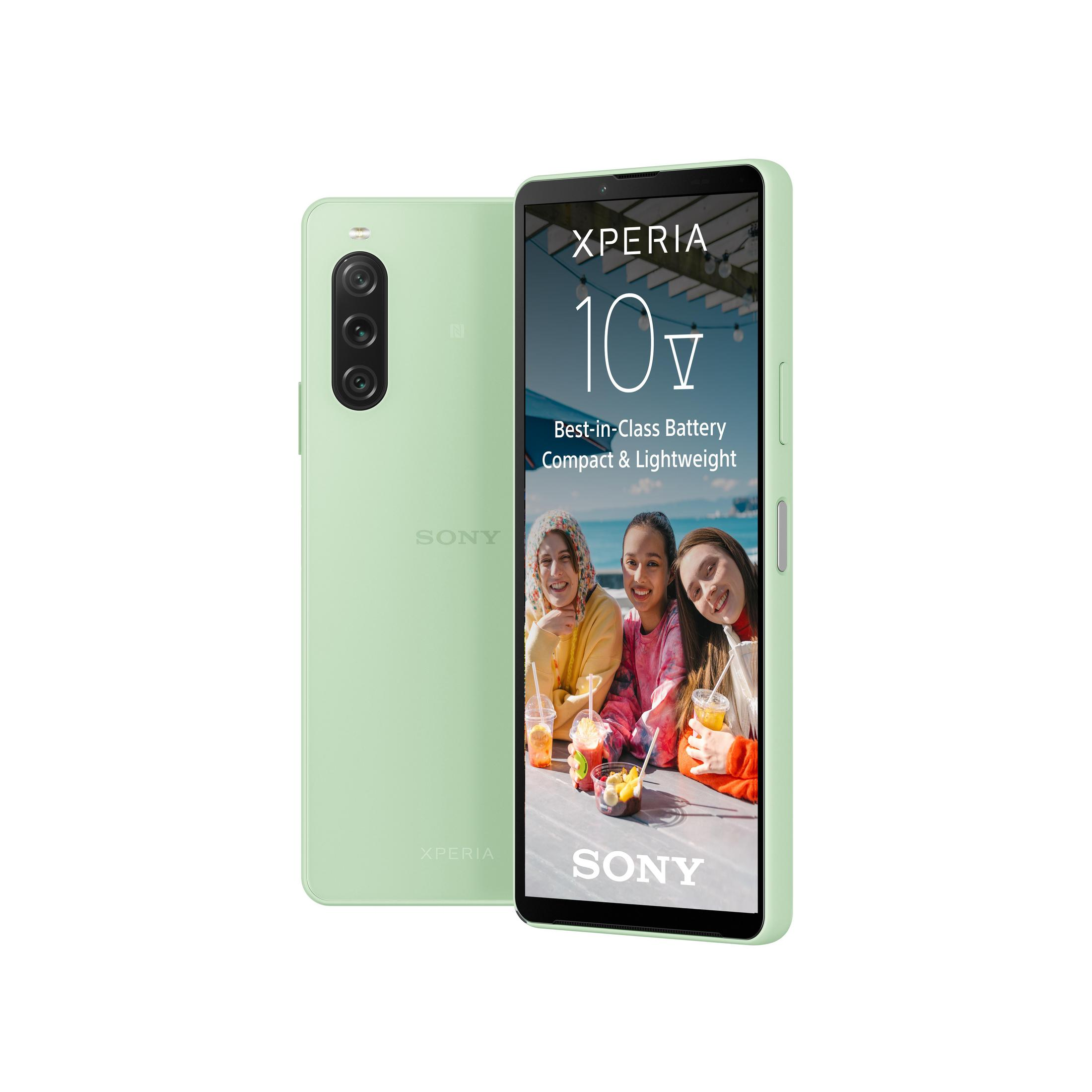 SONY XPERIA 10 V 128 GB SAGE GREEN 128 GB Salbeigrün Dual