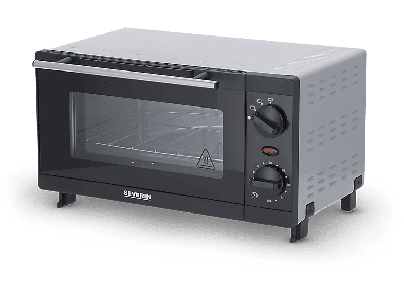 Mini horno - 10 Litros, 750W, hasta 230 ℃, Temporizador 60m