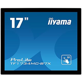 Monitor - IIYAMA ProLite TF1734MC-B7X, 17 ", SXGA, 5 ms, 76 Hz, Negro