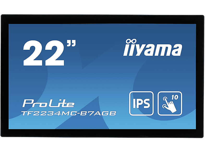 IIYAMA TF2234MC-B7AGB 21,5 Zoll Full-HD Monitor (8 ms Reaktionszeit , 60Hz , 60 Hz nativ)