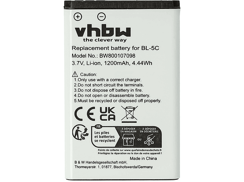 Nokia - Batteria Bl-5h 1830mah Bulk - Foto 11