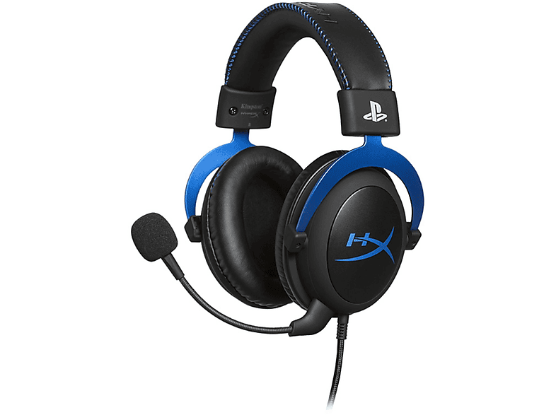 HYPERX 4P5H9AM CLOUD FOR PS, Over-ear Gaming Headset Schwarz/Blau