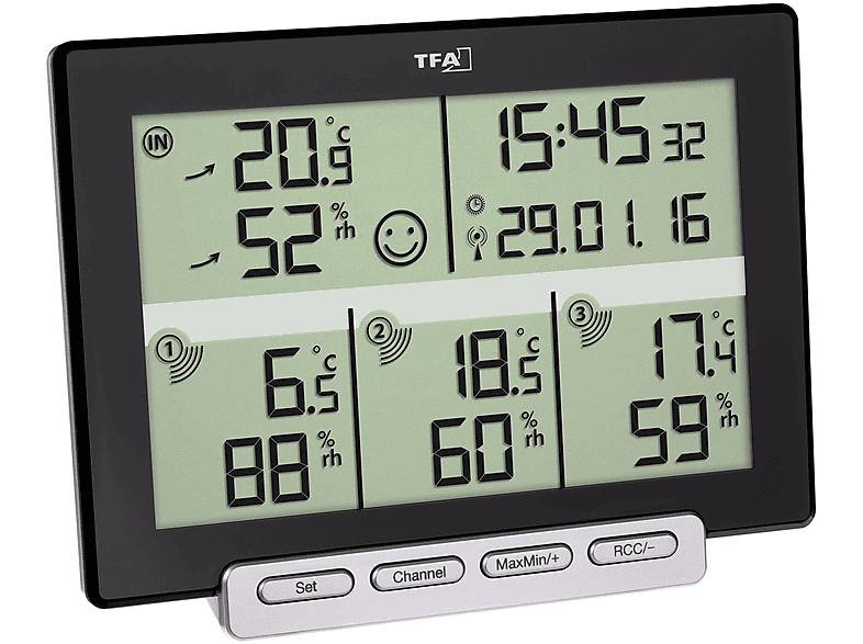 TFA MULTI-SENSE FUNK-THERMO-HYGROMETER Thermo