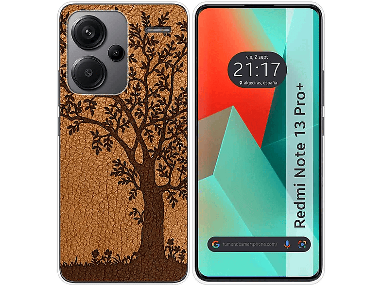 Xiaomi 13T / 13T Pro 5G Funda Gel Tpu Silicona dibujo Cuero 03