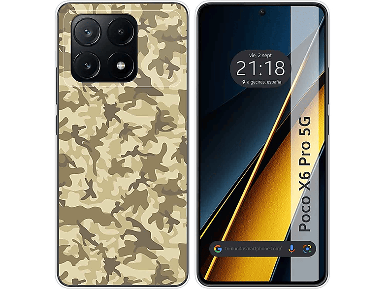 Funda móvil - TUMUNDOSMARTPHONE Xiaomi Poco X6 Pro 5G, Compatible con ...