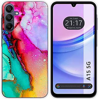 Funda móvil - TUMUNDOSMARTPHONE Samsung Galaxy A15, Compatible con Samsung Samsung Galaxy A15, Multicolor