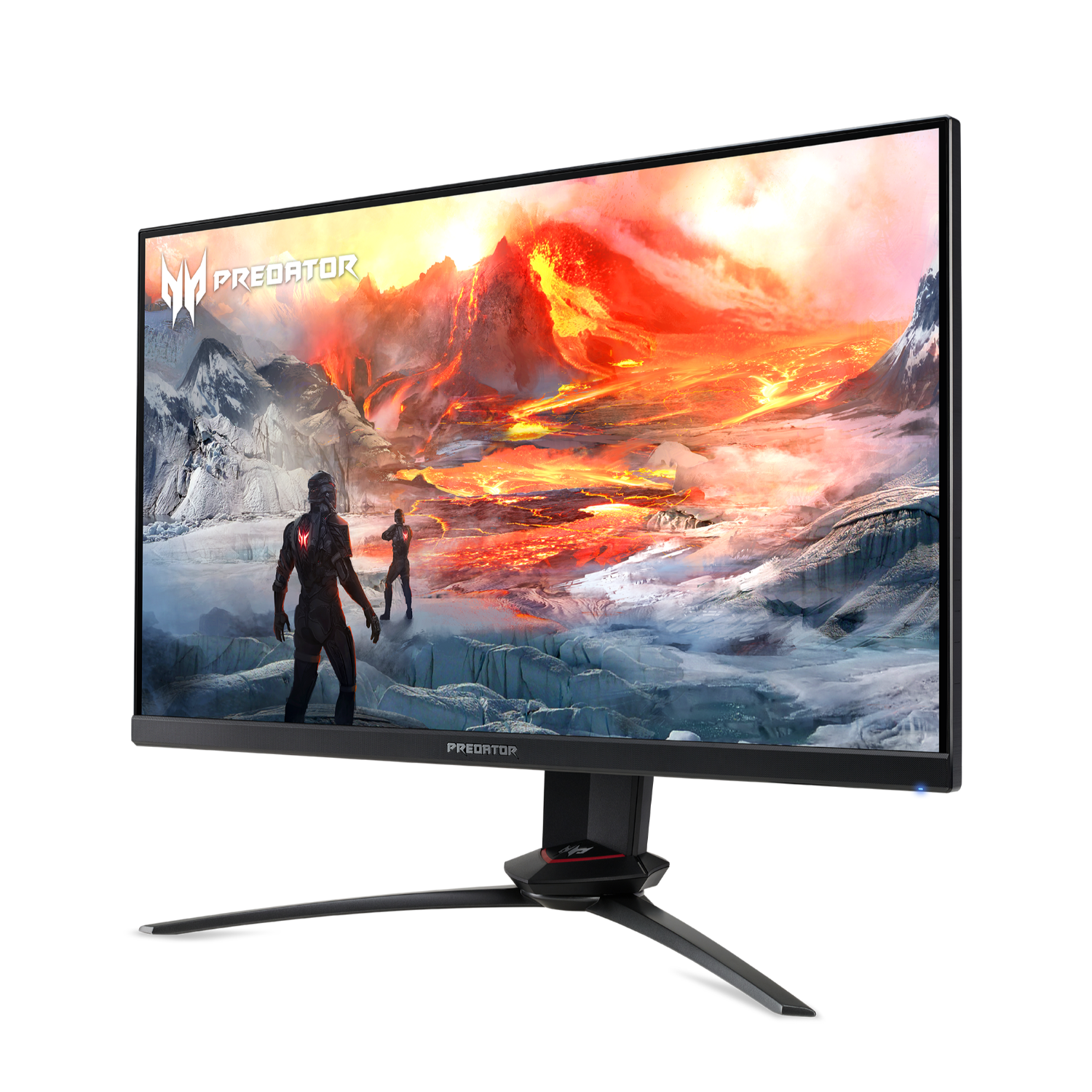 Il retro di un monitor nero, con porte e il logo LG.