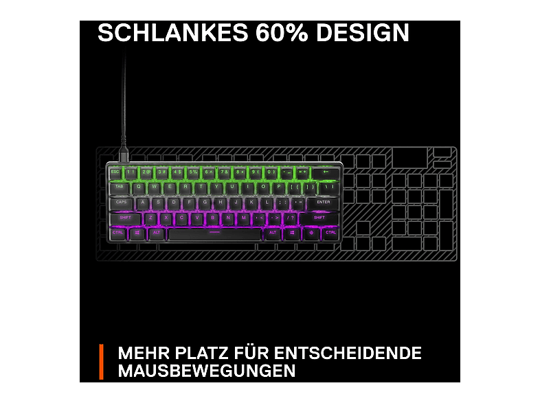 Teclado gaming | STEELSERIES Apex Pro Mini Wireless, Inalámbrico y