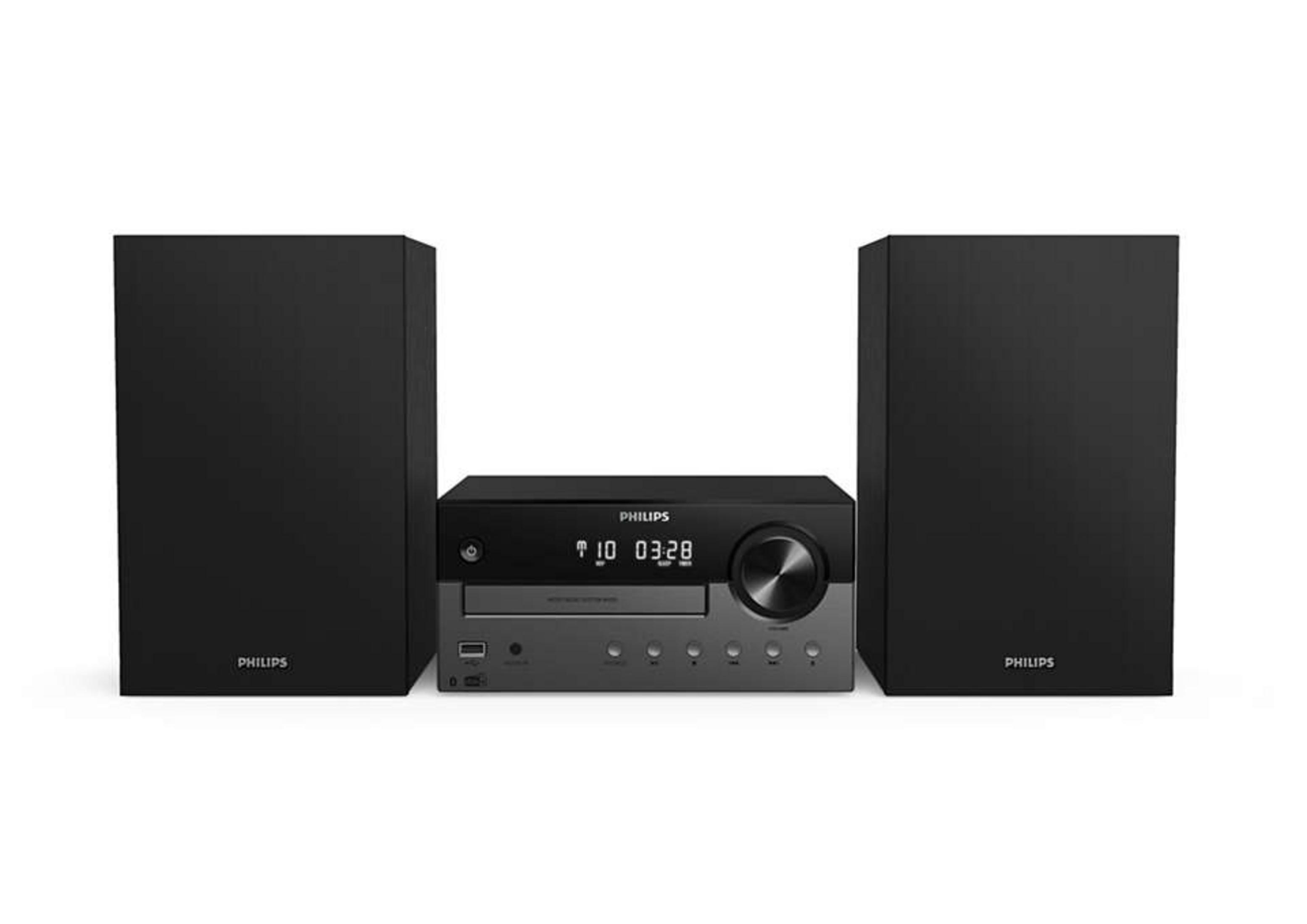 PHILIPS Audio TAM4505/12 Mikro Müzik Sistemi Siyah,Gri