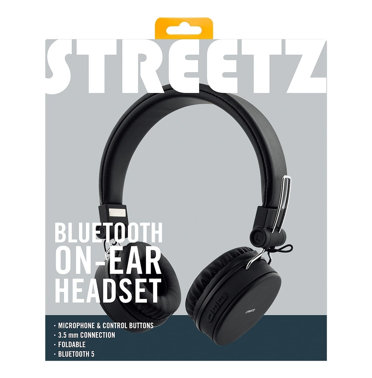 STREETZ HL-BT400 CUFFIE BLUETOOTH, Nero