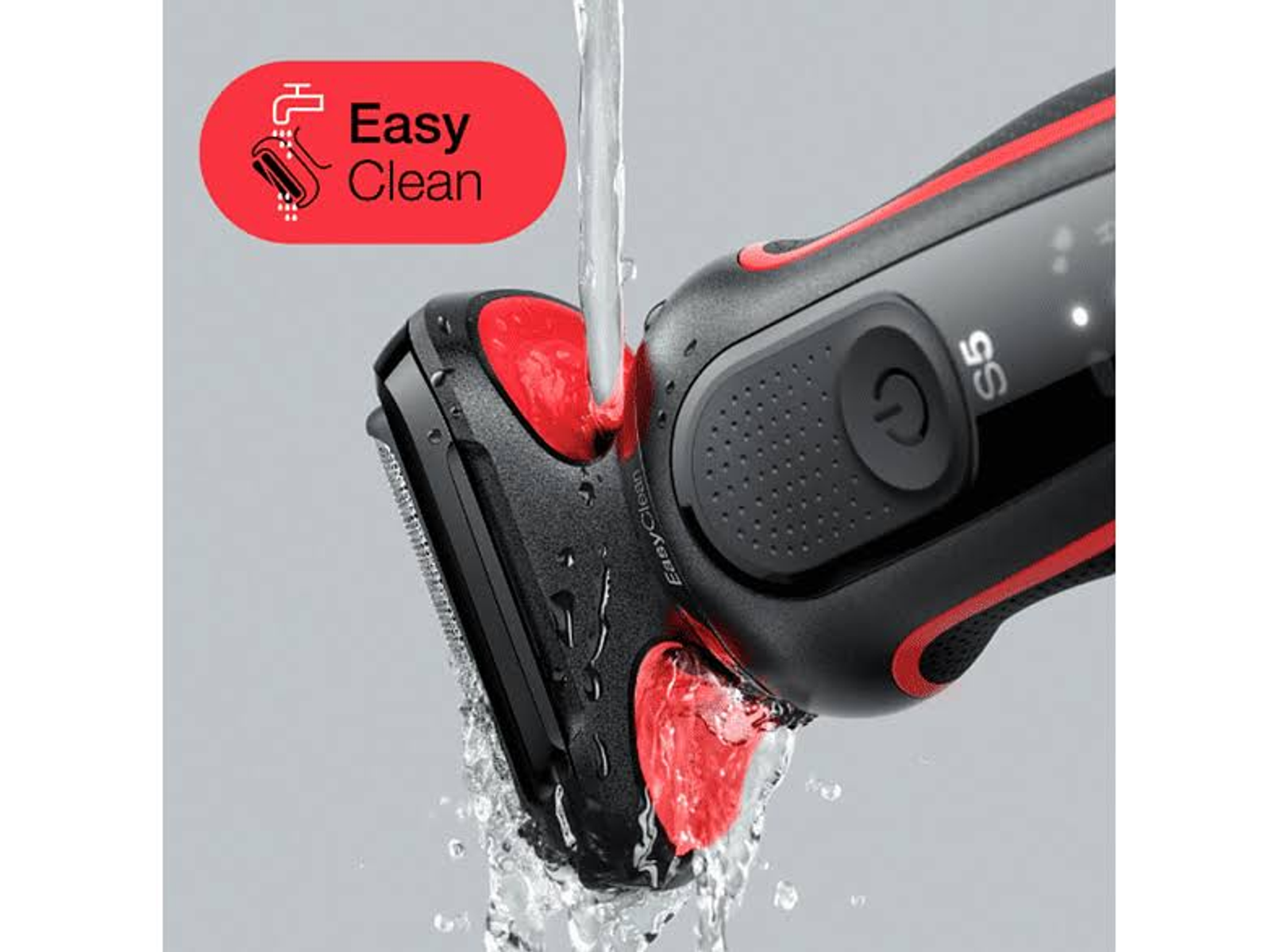 Golarka męska BRAUN Series 5 51-R1200S Czarny, Czerwony