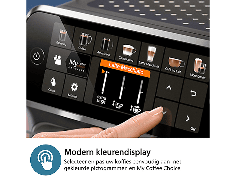 PHILIPS Ep5447/90 Tam Otomatik Espresso Makinesi Siyah Fiyat