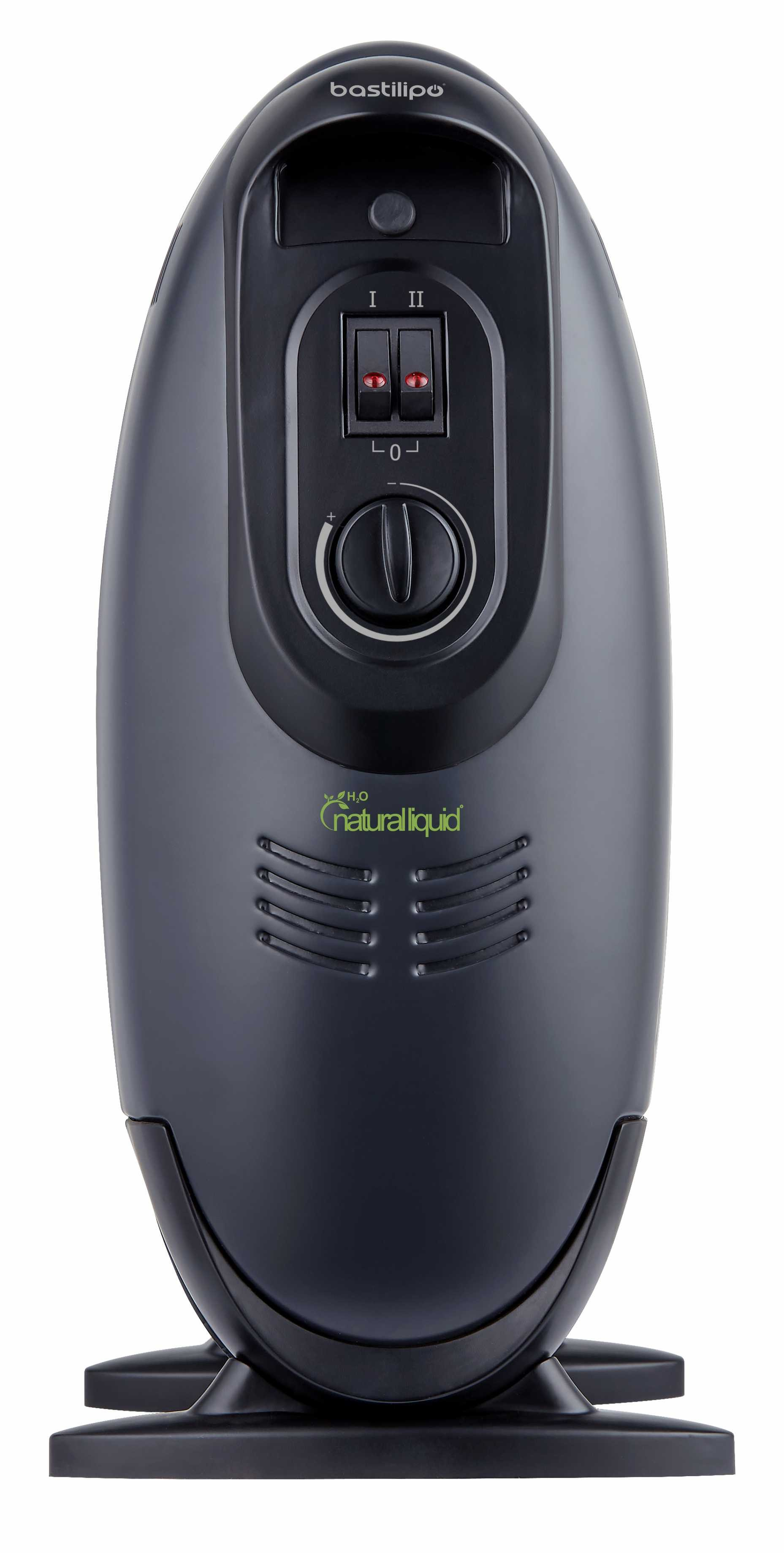 Radiador de aceite negro con panel de control.