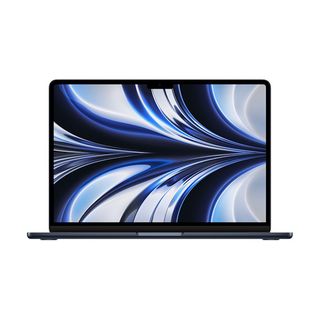 APPLE REFURBISHED (*) MacBook Air 13" 2022, Notebook, mit 13,6 Zoll Display, Apple M-Series, 8 GB RAM, 512 GB SSD, Apple M2, Mitternacht, macOS
