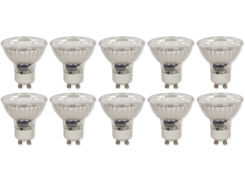 Auraglow 7W LED GU10 Birne Warmweiß – 8er Pack, 550 Lumen, 3000K, Energieeffizient