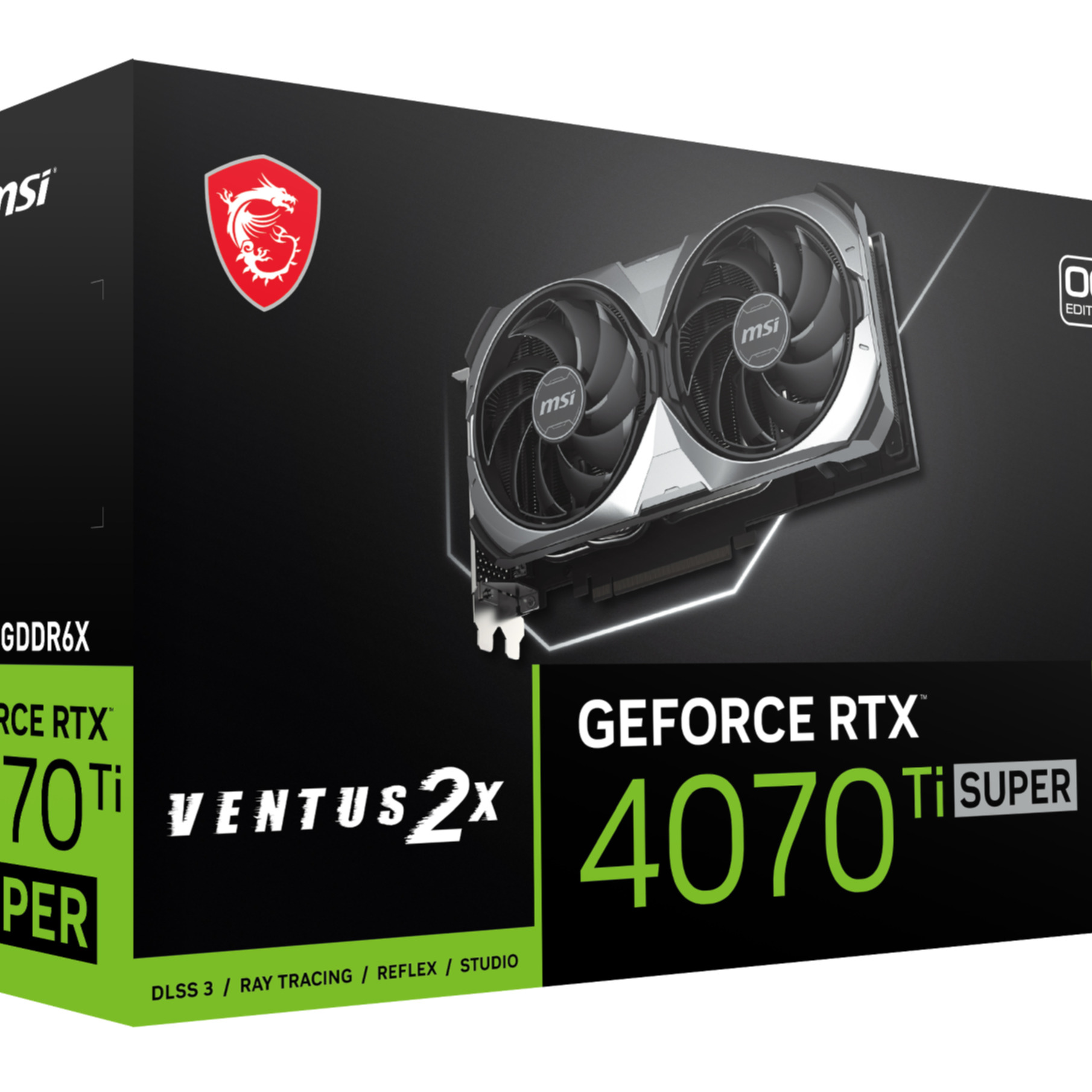 Tarjeta gráfica - MSI GeForce RTX 4070 Ti SUPER 16G VENTUS 2X OC, GDDR6X, PCI Express 4.0