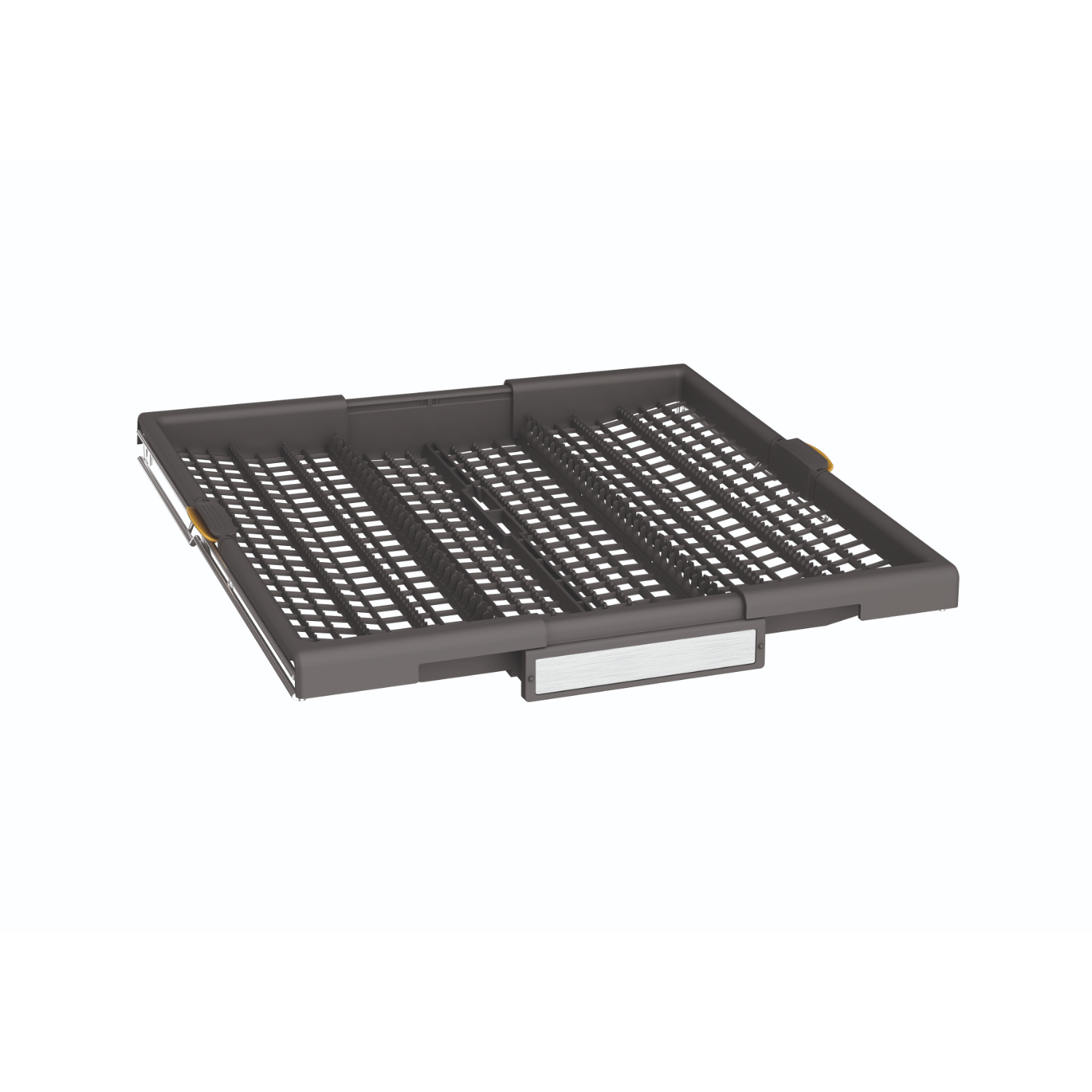 Tacka zmywarki z otworami na naczynia.