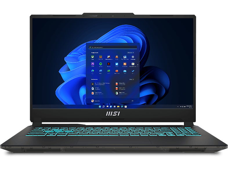 MSI Cyborg 15 A13UC-689NL, Laptop, mit 15,6 Zoll Display, Intel® Core™ i7,i7-13620H Prozessor, 16 GB RAM, 512 GB SSD, NVIDIA GeForce RTX™ 3050, Schwarz, Windows