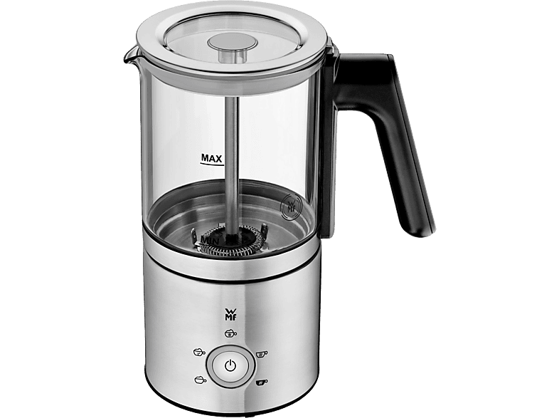 WMF 0413320011 GLAS MA Milchaufschäumer, Silber, 650 Watt, 250 ml