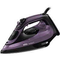 MediaMarkt BRAUN Braun Texstyle 9 SI9661VI Paars Stoomstrijkijzer Violet aanbieding
