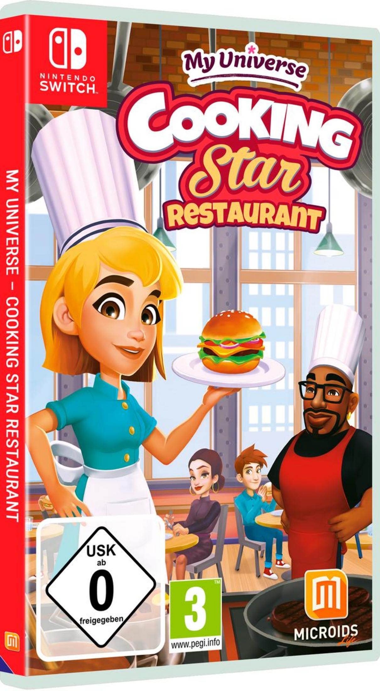 Spielbox für "My Universe - Cooking Star Restaurant" auf weißem Hintergrund.